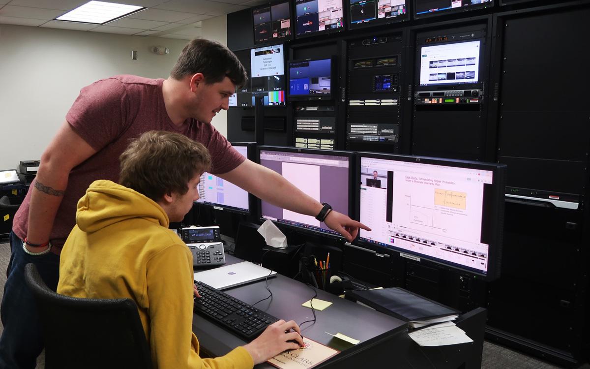 EIT Instructional Technology control room